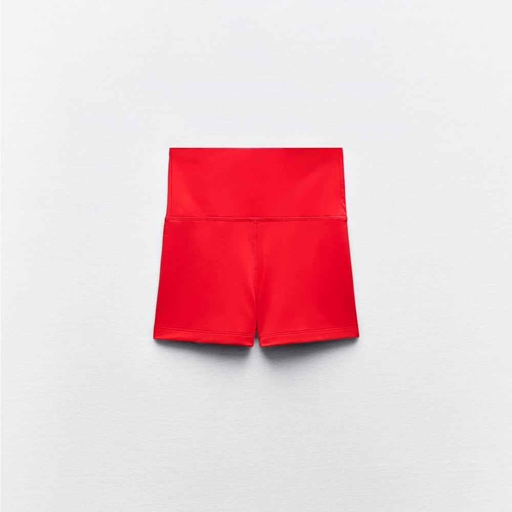 Zara Fitted Polyamide Shorts